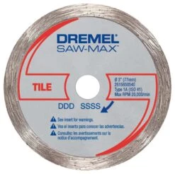 Dremel 3 In. Steel Diamond Tile Wheel 1 Pk
