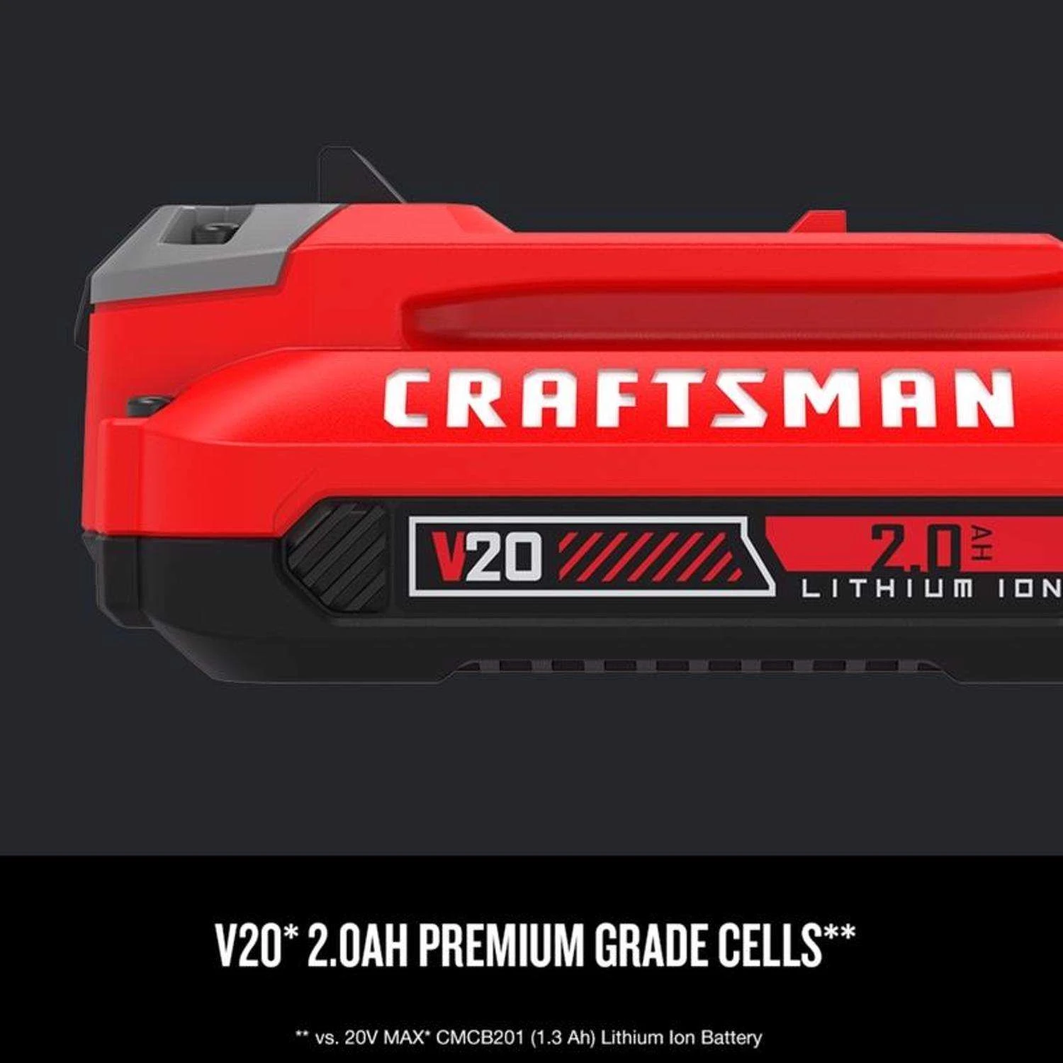 Craftsman V20 CMCB202 2 Ah Lithium-Ion Battery 1 Pc - Image 2