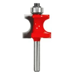 Freud 1-1/8 In. D X 1/4 In. X 2-3/8 In. L Carbide Traditional Beading Router Bit