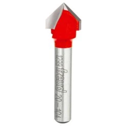 Freud 1/2 In. D X 1/2 In. X 1-3/4 In. L Carbide V Grooving Router Bit