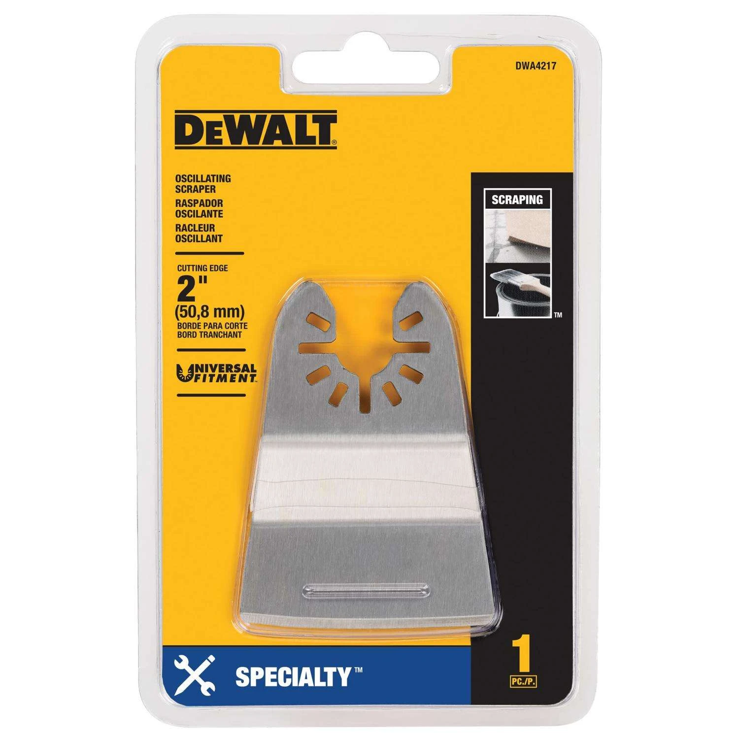 DeWalt Universal Fitment Steel Rigid Scraper Blade 1 Pk