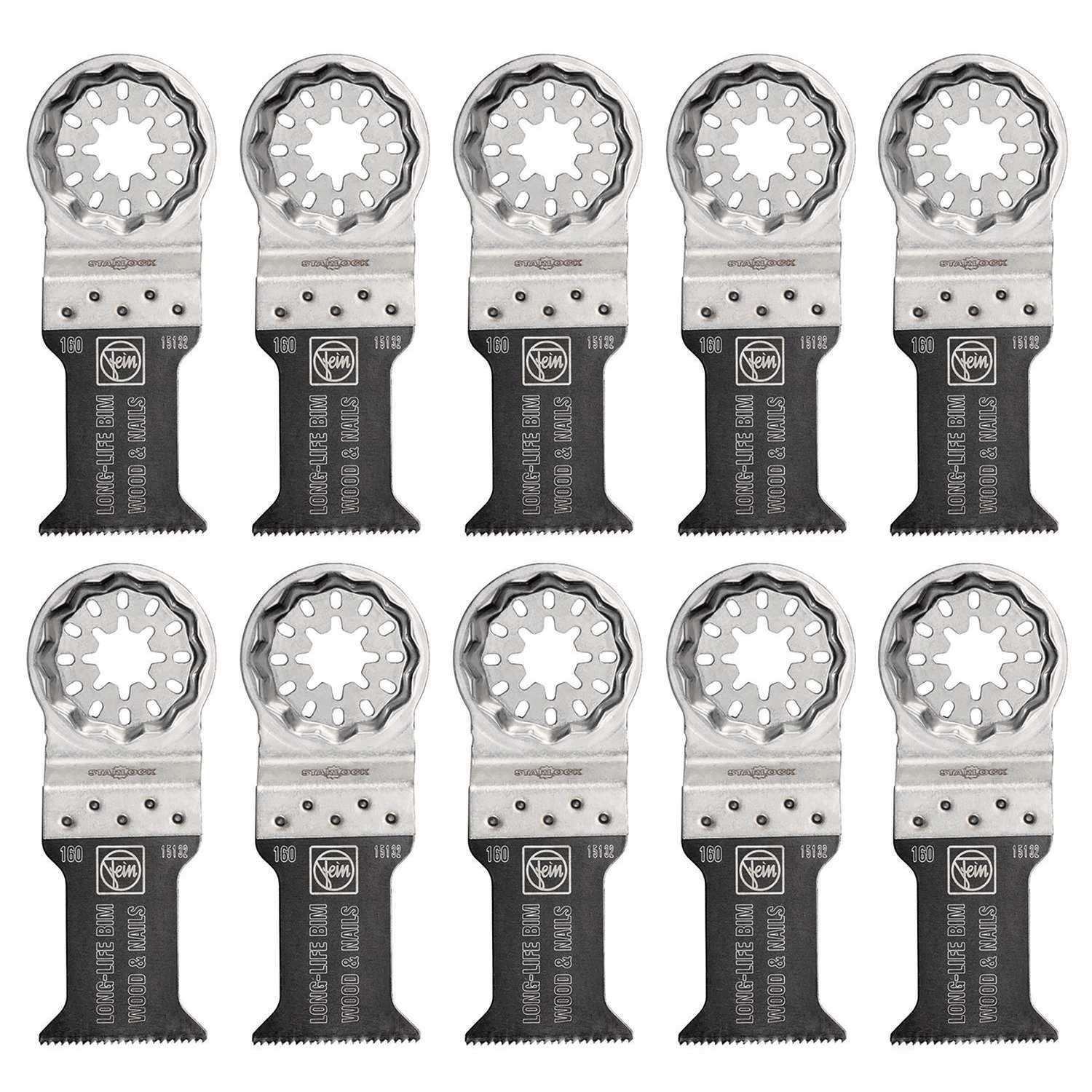 Fein Starlock 1-3/8 In. X 2 In. L Bi-Metal Saw Blade Set 10 Pk