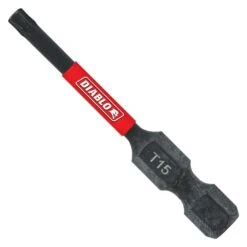 Diablo Torx #15 X 2 In. L Driver Bit Black Oxide 15 Pk