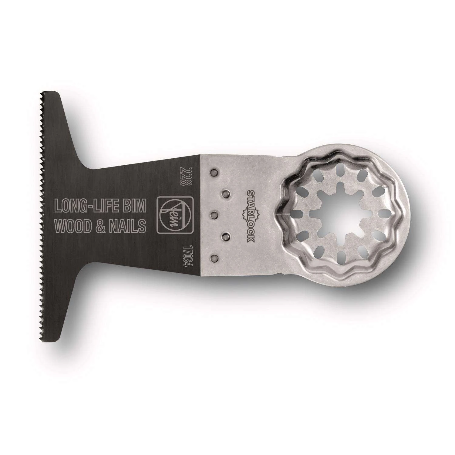 Fein Star Lock 2 In. L X 2.5 In. W Bi-Metal E-Cut Long-Life Saw Blade 3 Each