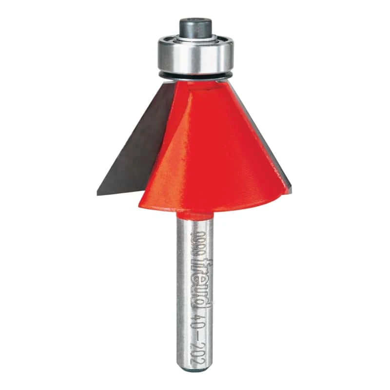Freud 1-11/32 In. D X 1-3/8 In. X 2-1/4 In. L Carbide Chamfer Router Bit