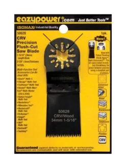 Eazypower Isomax 1-15/16 In. Chrome Vanadium Steel Precision Flush Cut Saw Blade 1 Pc