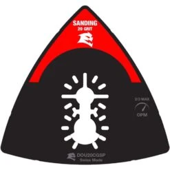 Diablo 3-1/2 In. W Carbide Grit Triangular Oscillating Sanding Plate General Purpose Cuts 1 Pk