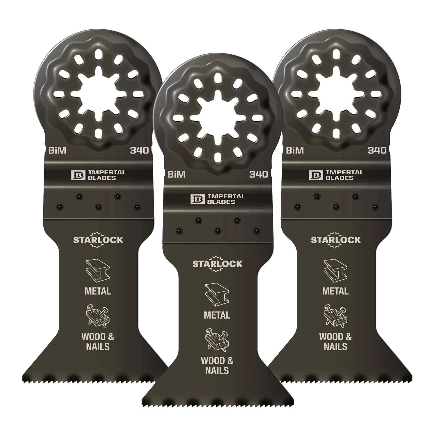 Imperial Blades Starlock 1-7/8 In. L Bi-Metal Oscillating Blade 3 Pk - Image 2