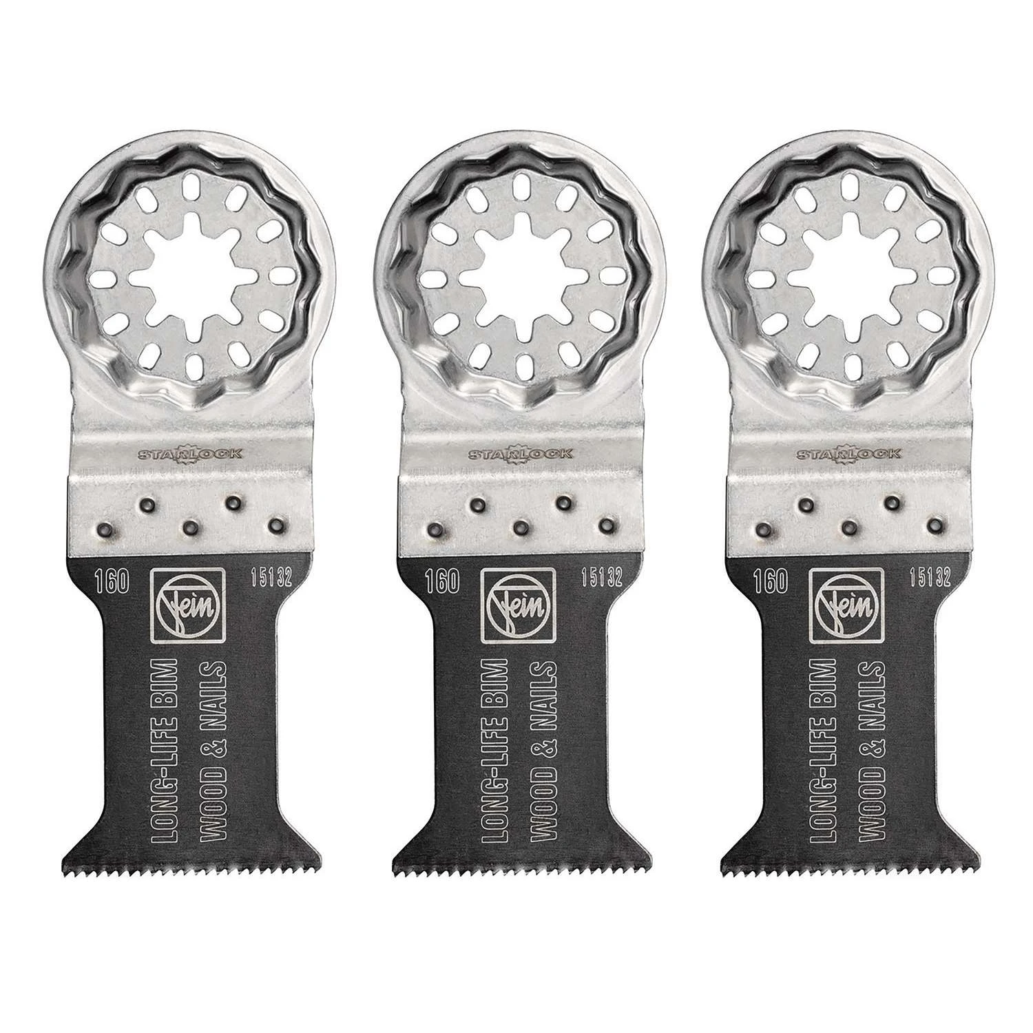 Fein Starlock 1-3/8 In. X 2 In. L Bi-Metal Saw Blade Set 3 Pk
