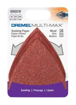 Dremel Multi-Max 3 In. X 3 In. L Aluminum Oxide Sandpaper 18 Pk