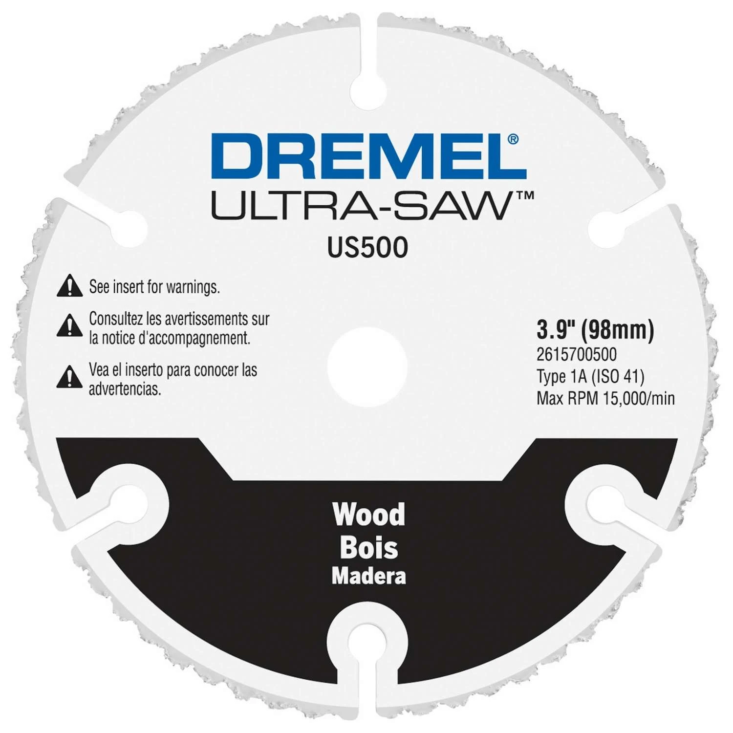 Dremel Ultra-Saw 3.9 In. Carbide Wood Cutting Wheel 1 Pk