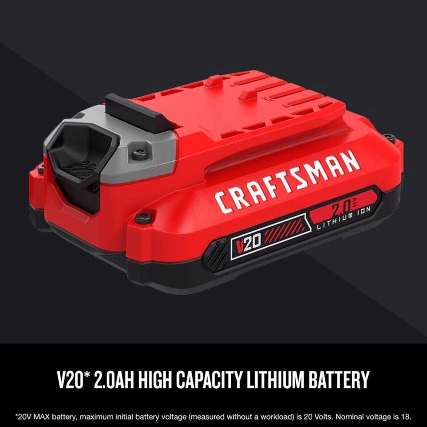 Craftsman V20 CMCB202 2 Ah Lithium-Ion Battery 1 Pc - Image 4
