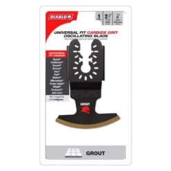 Diablo 2-3/4 In. W Carbide Grit Oscillating Grout Removal Blade Grout 1 Pk
