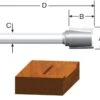 Vermont American 5/8 In. D X 5/8 Dia. X 1/2 In. X 1-3/16 In. L Carbide Tipped Hinge Mortise Router B