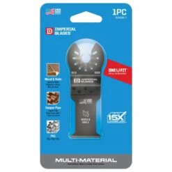 Imperial Blades One Fit 3-5/8 In. L Bi-Metal Oscillating Saw Blade 1 Pk