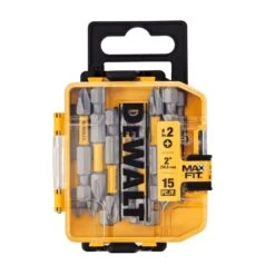 DeWalt Max Fit Phillips #2 X 2 In. L Screwdriver Bit Set Steel 15 Pc