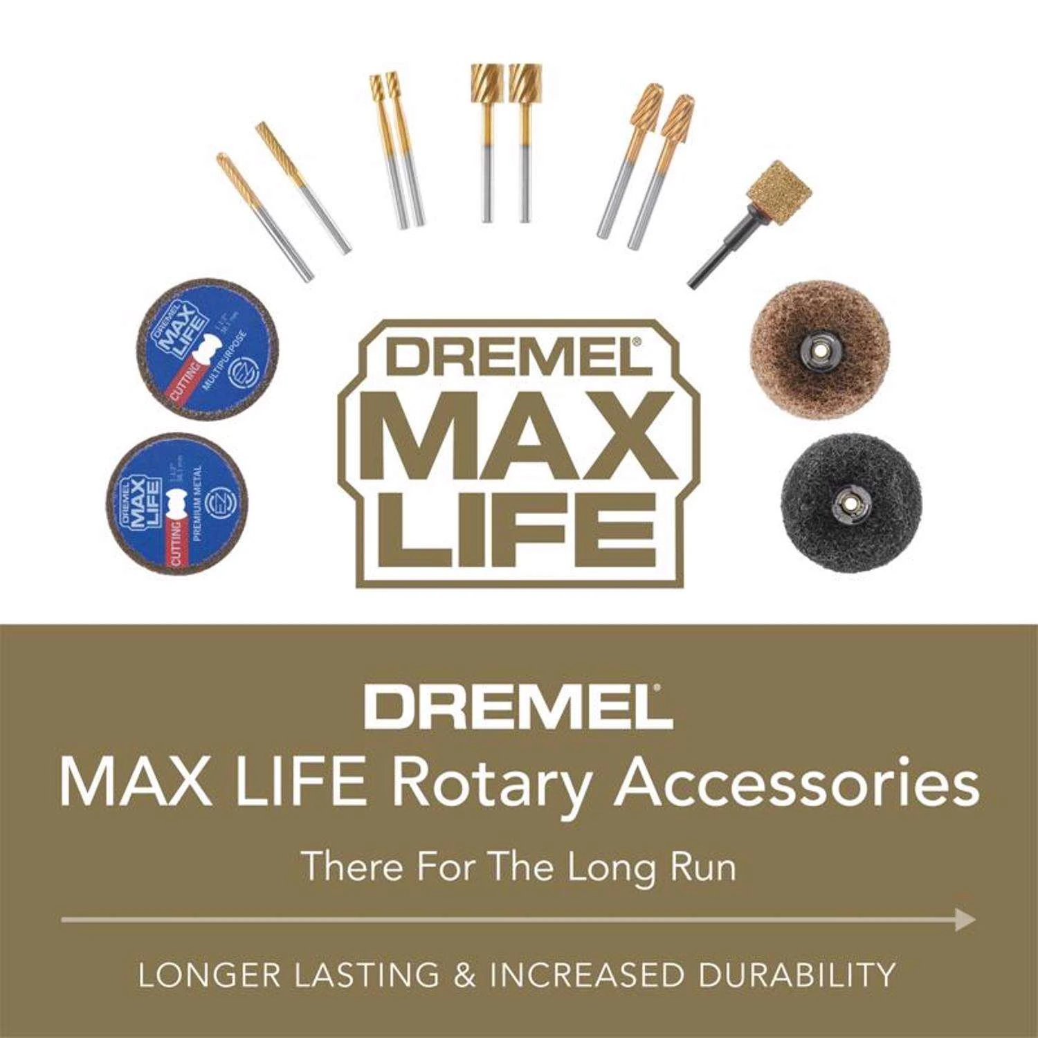 Dremel Max Life 0.125 In. L Steel Cylindrical Tungsten Carbide Cutter 1 Pk - Image 4