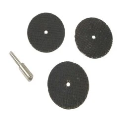 Forney 1-1/2 In. Fiberglass Round Cut-Off Wheel Kit 4 Pc