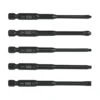 Klein Tools Assorted 3.5 In. L Power Driving Set Steel 5 Pc