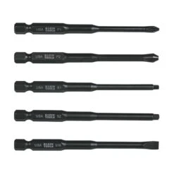 Klein Tools Assorted 3.5 In. L Power Driving Set Steel 5 Pc