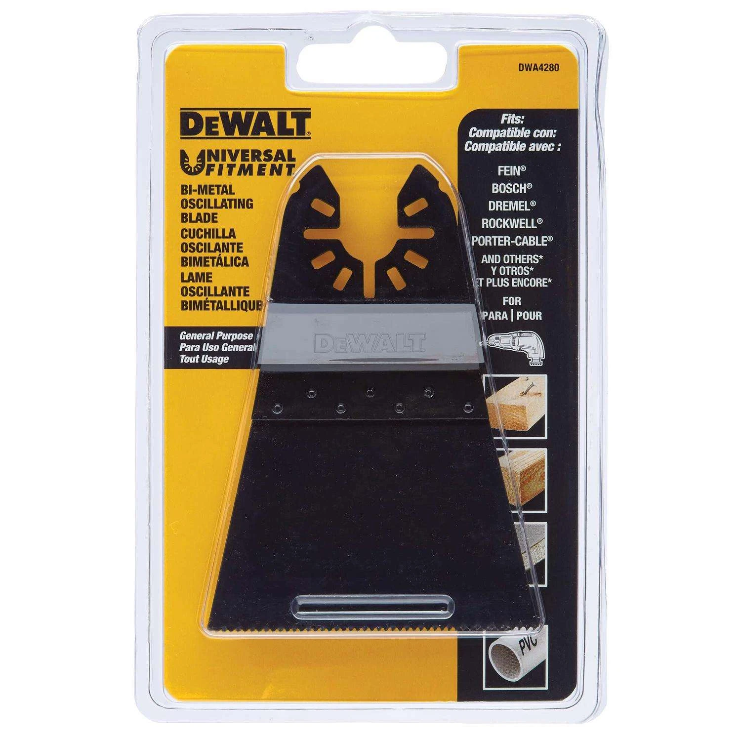 DeWalt Universal Fitment High Carbon Steel Open-Back Oscillating Blade 1 Pk