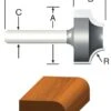 Vermont American 1 In. D X 1/4 In. X 1 In. L Carbide Tipped Ovolo Router Bit