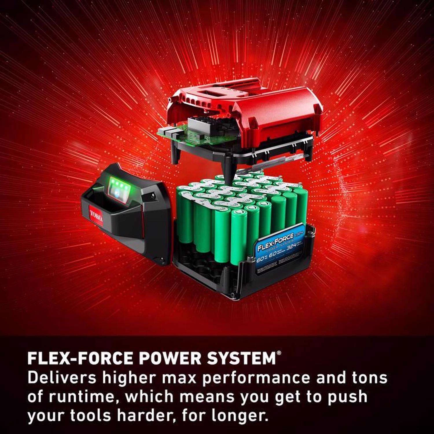 Toro 60V Flex-Force L135 2.5 Ah Lithium-Ion Battery 1 Pc - Image 5