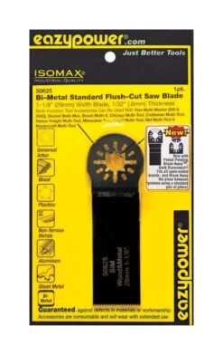 Eazypower Isomax 1-1/8 In. X 4 In. L Bi-Metal Flush Cut Saw Blade 1 Pc