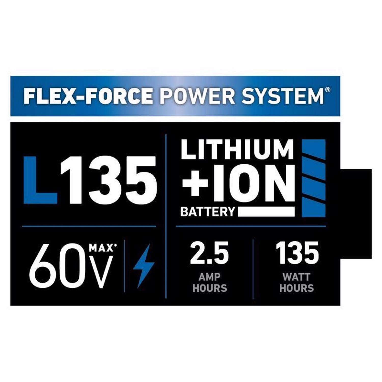 Toro 60V Flex-Force L135 2.5 Ah Lithium-Ion Battery 1 Pc - Image 6