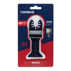 Norske Uni-Fit 1-1/2 In. High Carbon Steel Oscillating Blade Wood 1 Each