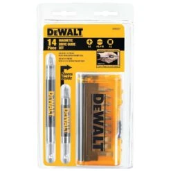 DeWalt Assorted Drive Guide Bit Set Heat-Treated Steel 14 Pc