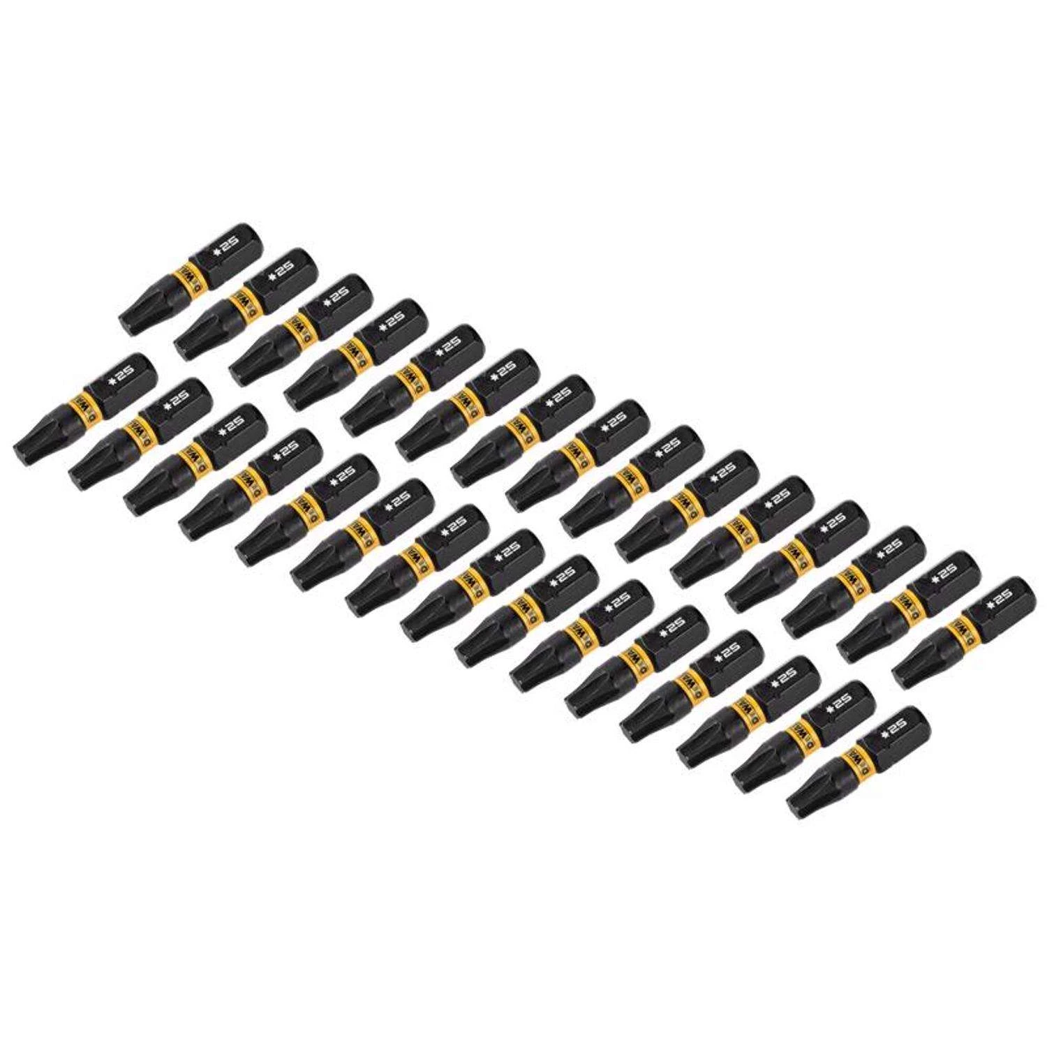 DeWalt FlexTorq Torx T25 X 1 In. L Impact Driver Bit Set Steel 30 Pc - Image 3