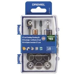 Dremel EZ Lock Sanding And Grinding Kit 18 Pc