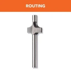 Dremel 1/8 In. D X 1/8 In. X 2-3/4 In. L High Speed Steel 2-Flute Corner Rounding Router Bit