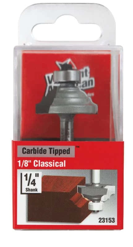 Vermont American 1-1/8 In. D X 1/8 In. X 2-1/8 In. L Carbide Tipped 2-Flute Classical Router Bit - Image 2