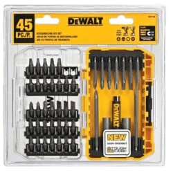 DeWalt 2 In. L Screwdriving Set Heat-Treated Steel 45 Pc