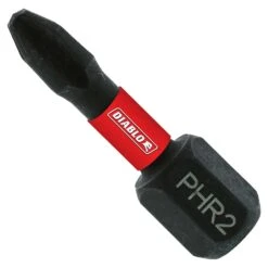 Diablo Phillips Reduced #2 X 1 In. L Driver Bit 25 Pk