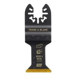Trade A Blade 1-1/4 In. Titanium-Coated Bi-Metal Wood And Metal Flush Cut Blade Multi-Material 1 Pk
