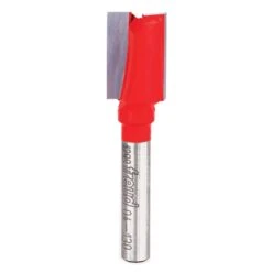 Freud 1/2 In. D X 1/2 In. X 2-1/4 In. L Carbide Double Flute Straight Router Bit