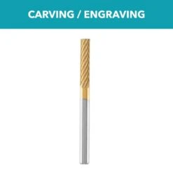 Dremel Max Life 0.125 In. L Steel Cylindrical Tungsten Carbide Cutter 1 Pk