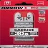 Arrow Pro 1-3/8 In. Bi-Metal/Carbide Tipped Semi-Circle Flush Cut Saw Blade Multi-Material 5 Pc