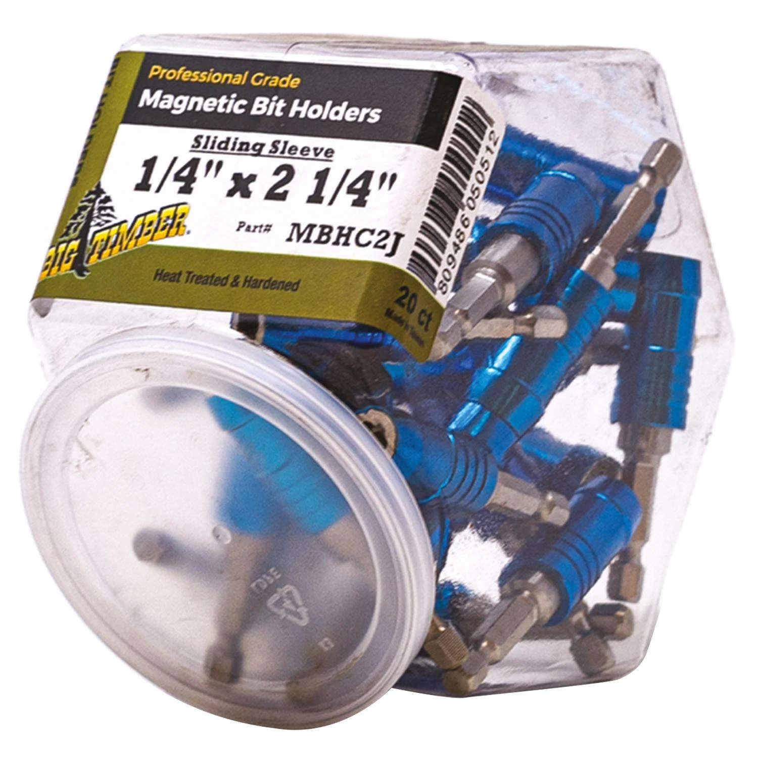 Big Timber Star 1/4 In. X 2-1/4 In. L Bit Holder With Slip Collar Steel 20 Pc - Image 2