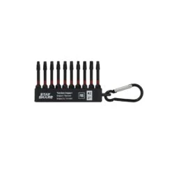 Stay Sharp Square Recess #2 X 2 In. L Torsion Screwdriver Bit S2 Tool Steel 10 Pc
