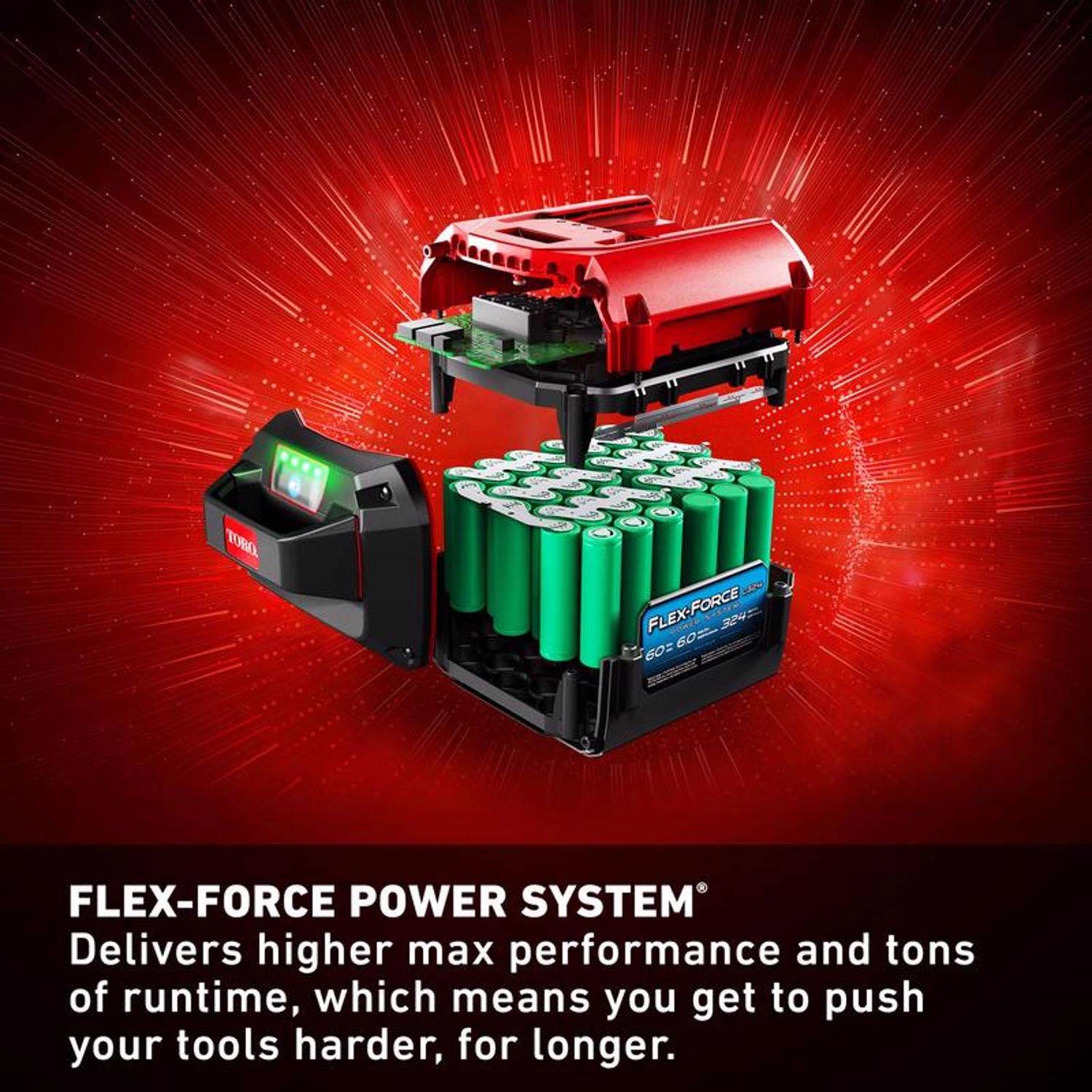 Toro 60V Flex-Force L405 7.5 Ah Lithium-Ion Battery 1 Pc - Image 7