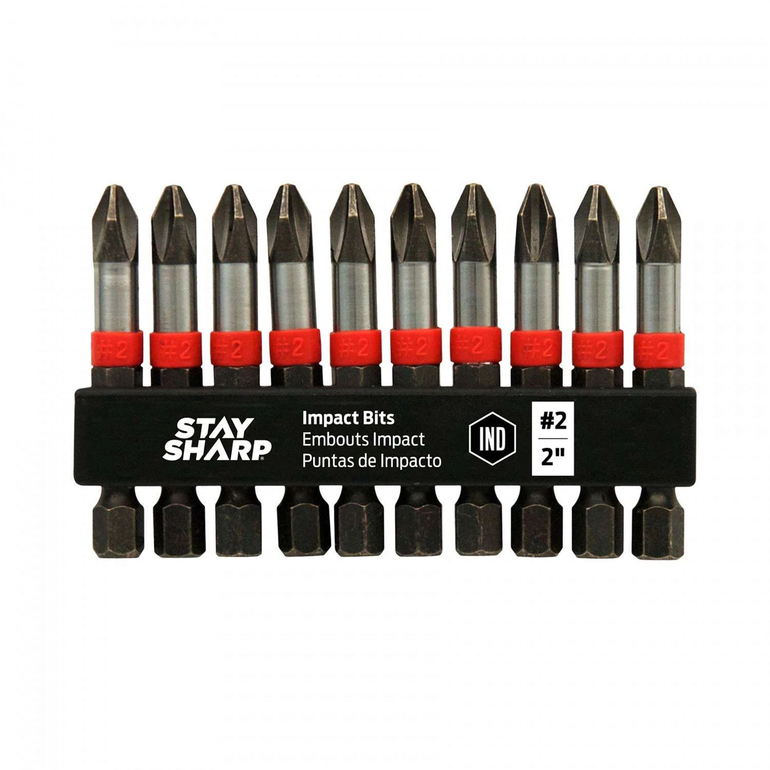 Stay Sharp Phillips PH #2 X 2 In. L Industrial Bit Clip S2 Tool Steel 10 Pk