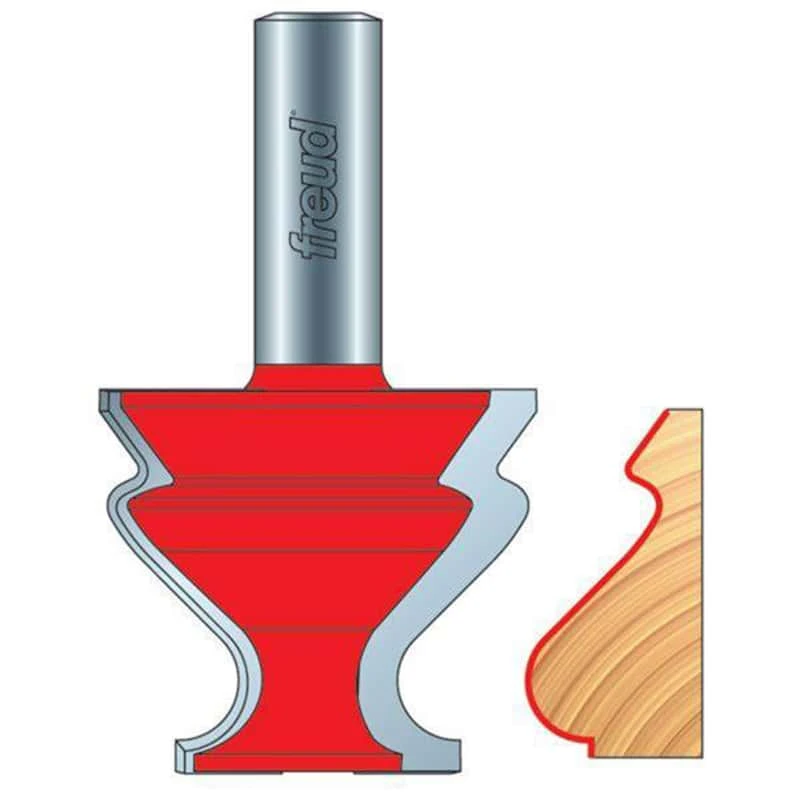 Freud 1-3/4 In. D X 1-3/4 In. X 3 In. L Carbide Base And Cape Router Bit - Image 2