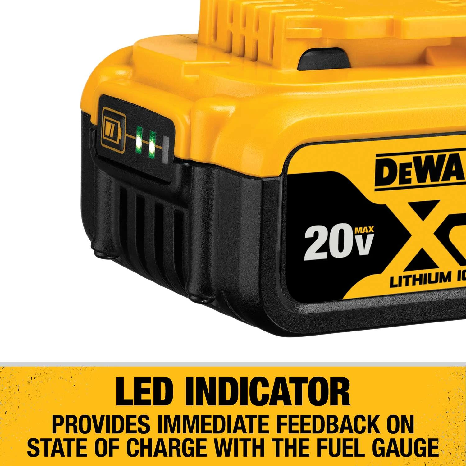 DeWalt 20V MAX DCB205-2CK 5 Ah Lithium-Ion Battery And Charger Starter Kit 4 Pc - Image 3