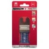 Arrow Pro 1-5/16 In. Bi-Metal Semi-Circle Oscillating Wood Blade Multi-Material 3 Pc