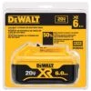 DeWalt 20V MAX DCB206 6 Ah Lithium-Ion Battery Pack 1 Pc