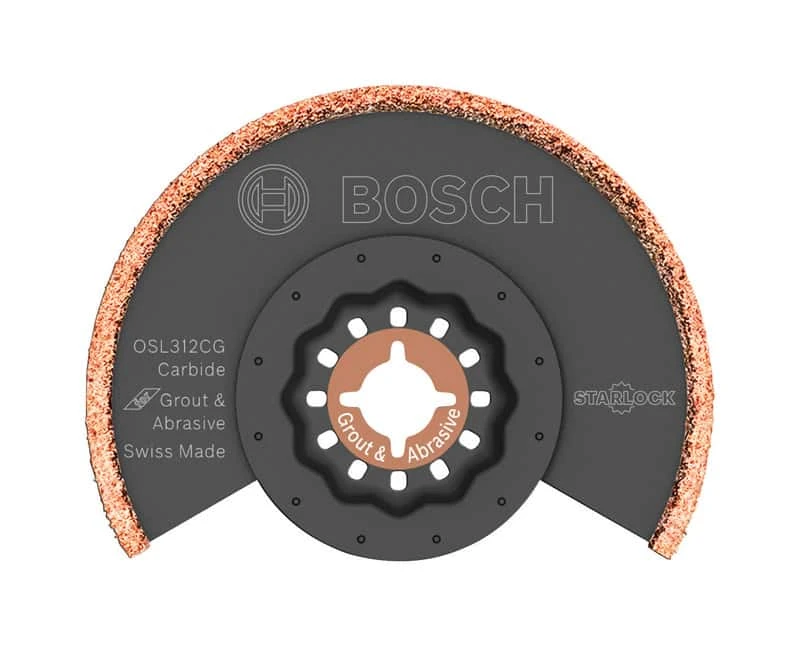 Bosch StarLock 3-1/2 In. X 4 In. L Carbide Grit Grout Blade 1 Pk